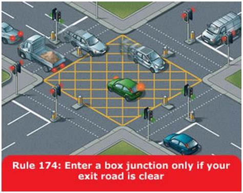 you may only enter a box junction when|highway code box junction rules.